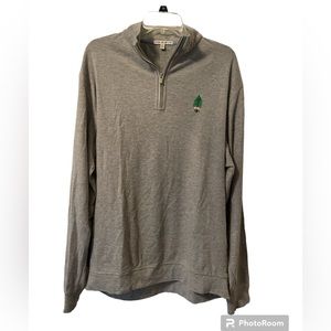 Peter Millar 3/4 zip pullover men’s xl gray.